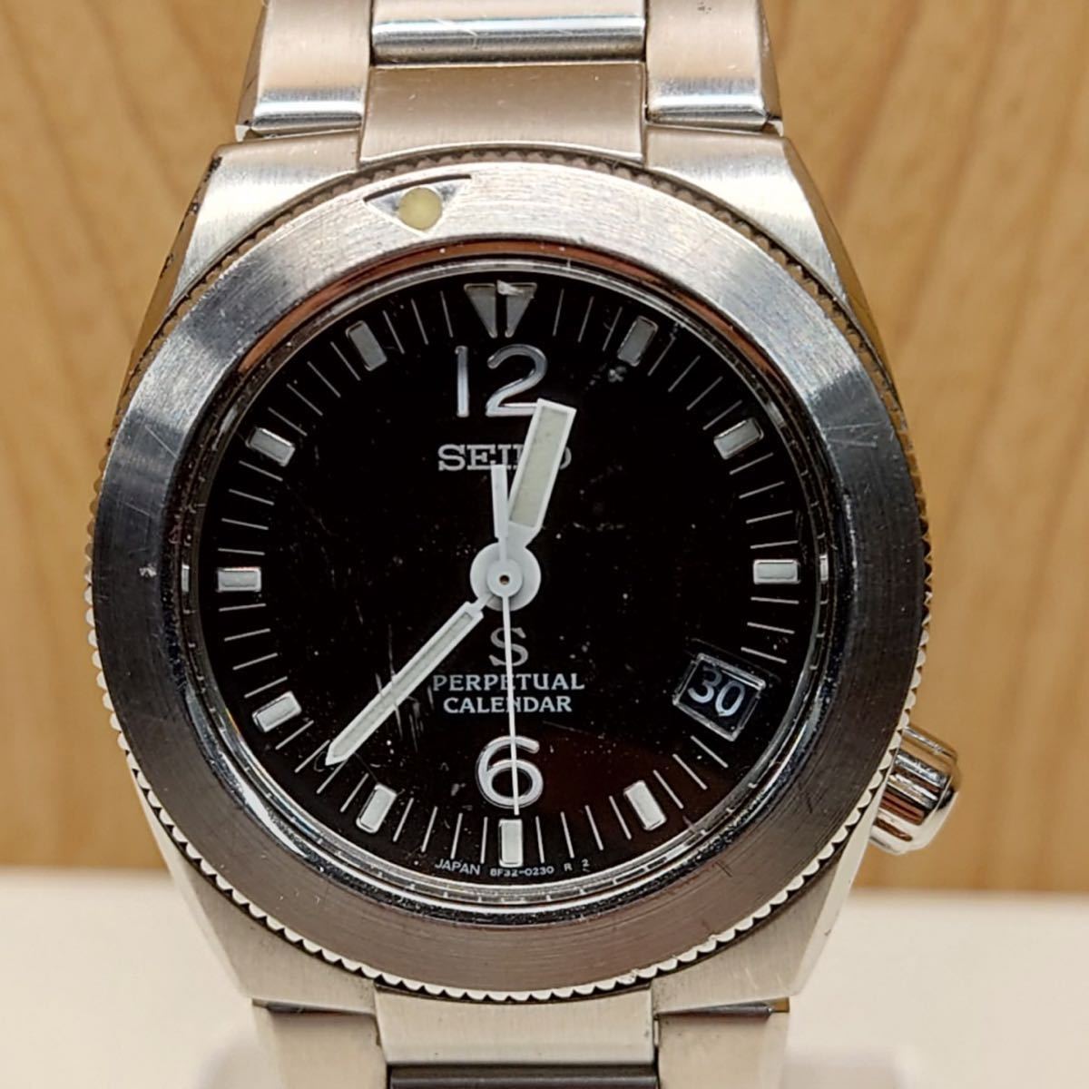 1円~【動作未確認】SEIKO セイコー S PERPETUAL CALENDAR