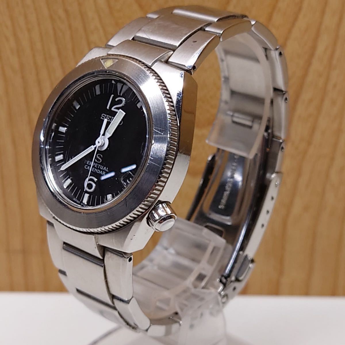 1円~【動作未確認】SEIKO セイコー S PERPETUAL CALENDAR