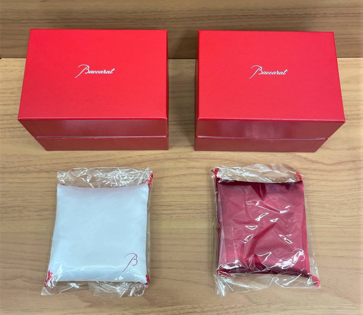 10382AZ【ほぼ未使用】Baccarat バカラ 招き猫 ラッキーキャット 2点 