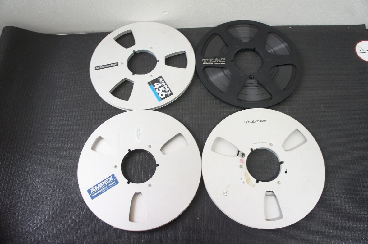 中古 10号 オープンリールテープ - AMPEX 10号メタルリール ☆使用済