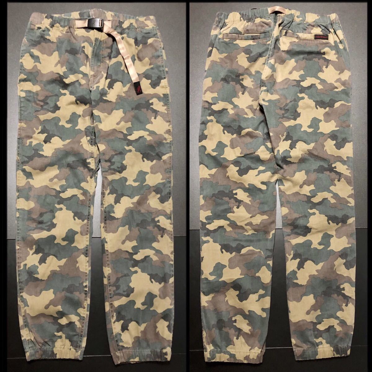 BEAMS別注☆GRAMICCI ナローアンクルパンツ M CAMO☆Begin掲載 