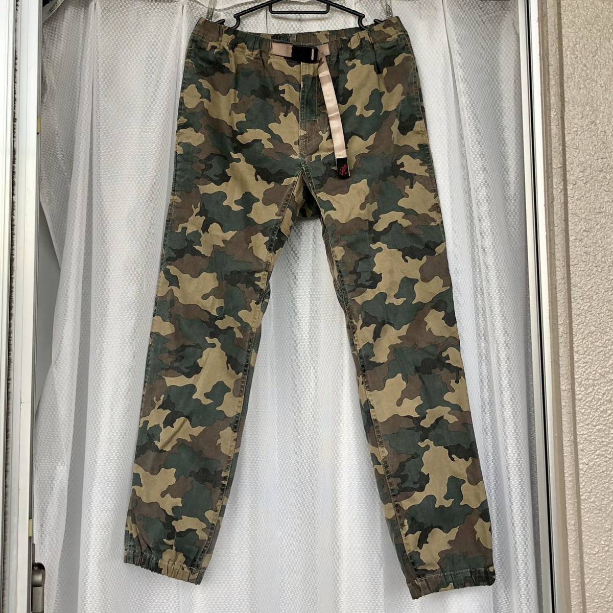 BEAMS別注☆GRAMICCI ナローアンクルパンツ M CAMO☆Begin掲載 