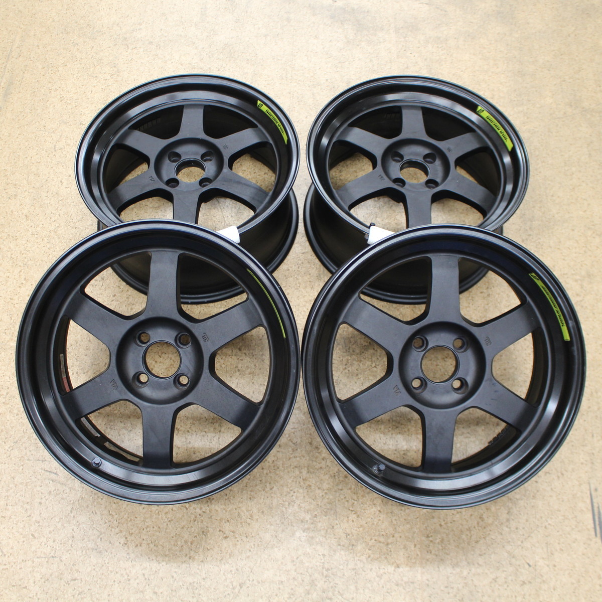 RAYS レイズ VOLKRACING TE37V 鍛造 FORGED 17インチ マットブラック 