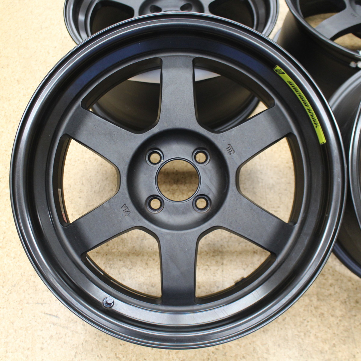RAYS レイズ VOLKRACING TE37V 鍛造 FORGED 17インチ マットブラック 