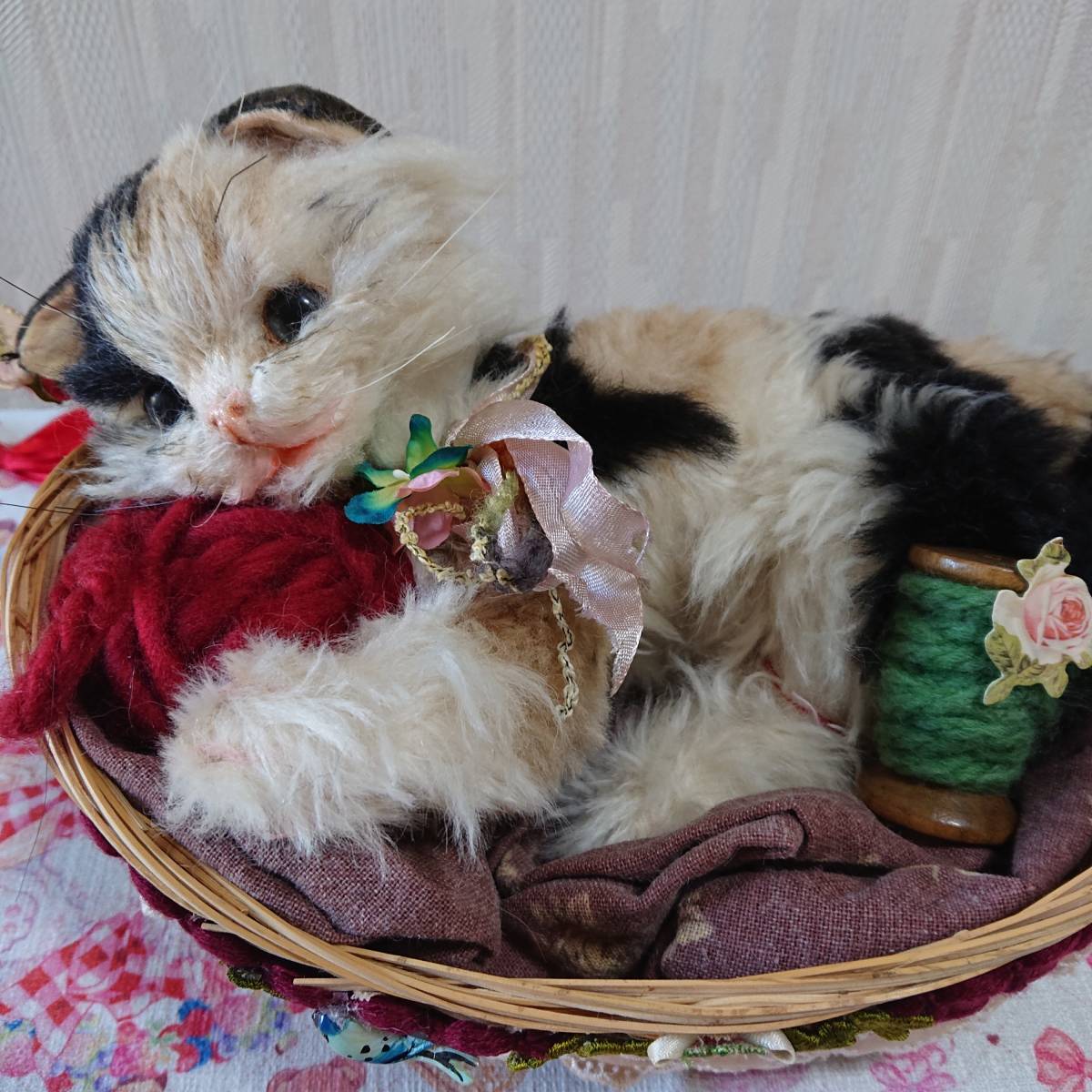 ☆テディベア 作家様 リアル猫テディベア 可愛い子猫♪(体長10cm