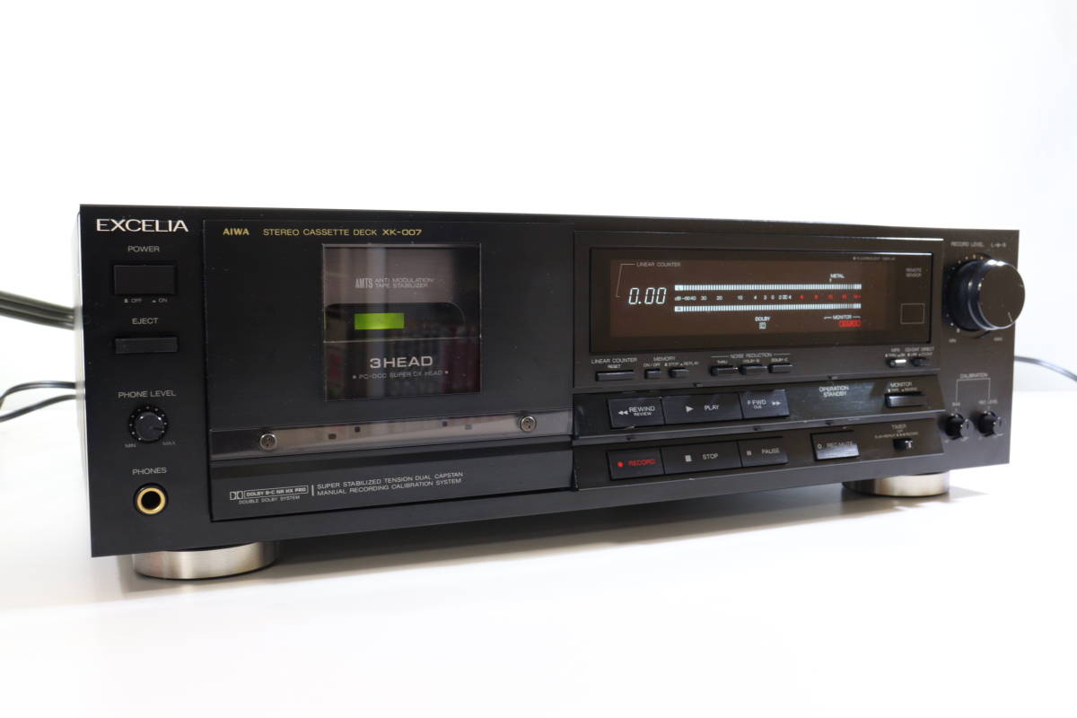  AIWA XK-007 ヘッド下がらず ジャンク品(一般)｜売買されたオークション情報、yahooの商品情報をアーカイブ公開 - オークファン 一般