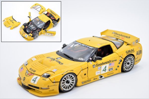 オートアート 1/18 シボレー コルベット C5-R Chevrolet Corvette #4