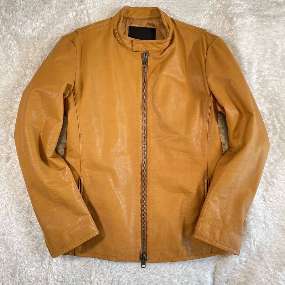 XL ライダースジャケット レザージャケット シングル 革ジャン 本革 