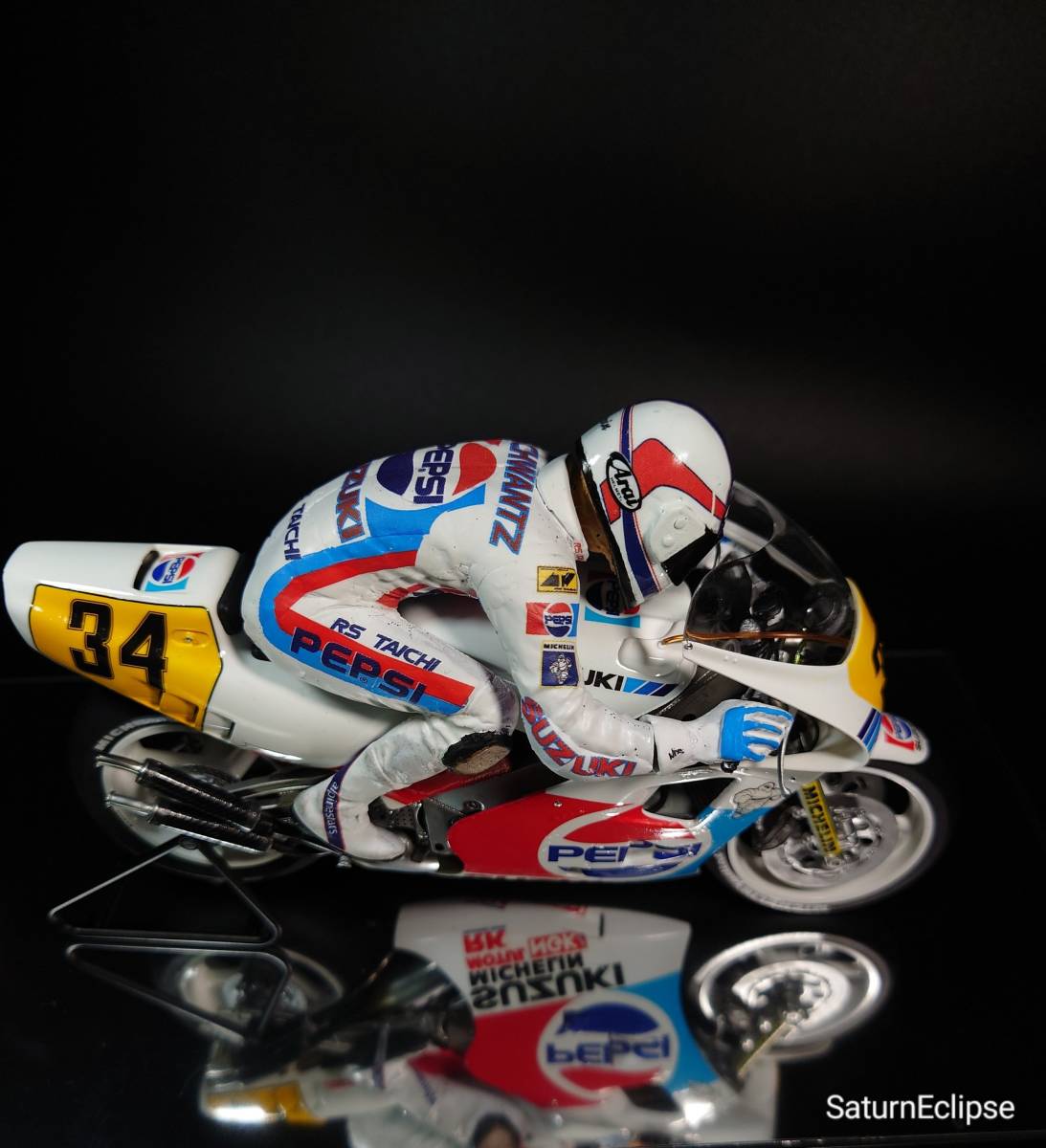 完成品 1988 RGV-Γ500 PEPSI SUZUKI ケビンシュワンツ フジミ ペプシ