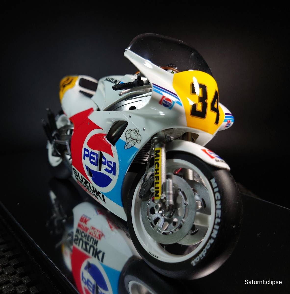 完成品 1988 RGV-Γ500 PEPSI SUZUKI ケビンシュワンツ フジミ ペプシ
