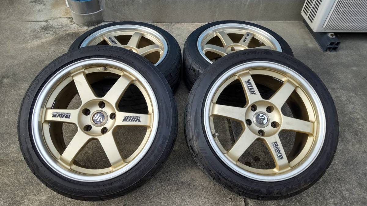 ボルクレーシング　LE37　ゴールドカラー　4本SET