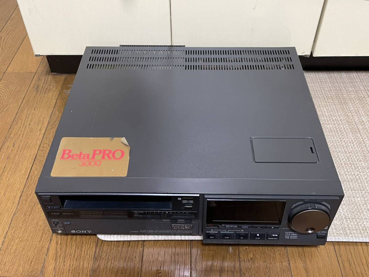 テレビ・映像機器 SONY SL-HF3000 ベータマックスビデオデッキ