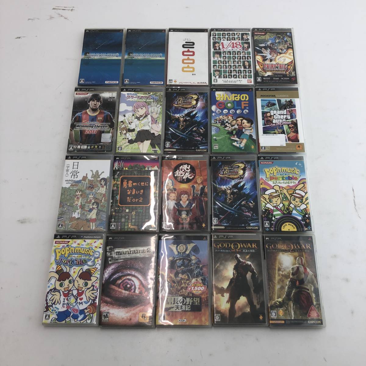 1円～】PSP ソフトまとめ売り （FF モンハン ウイニングイレブン みん