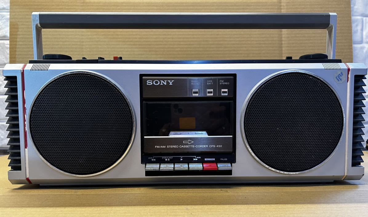 正規品，大人気】 SONY ソニー CFS-450 ソニーラジカセ ラジカセ