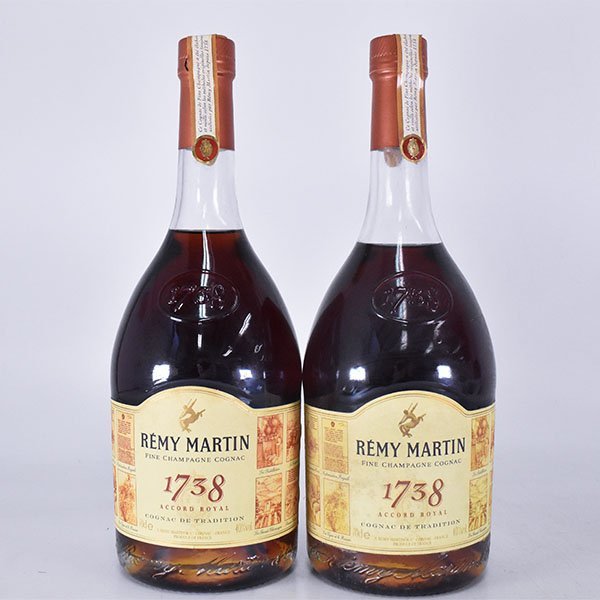古酒☆2本セット☆レミーマルタン 1738 アコードロイヤル ＊箱付