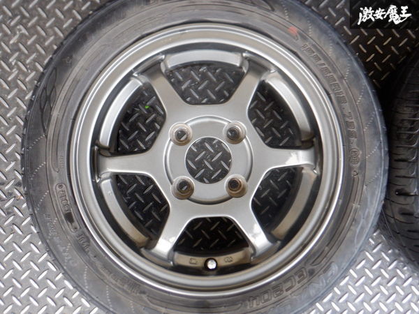 メーカー不明 アルミホイール 13インチ 4.5J +42 4穴 PCD100 