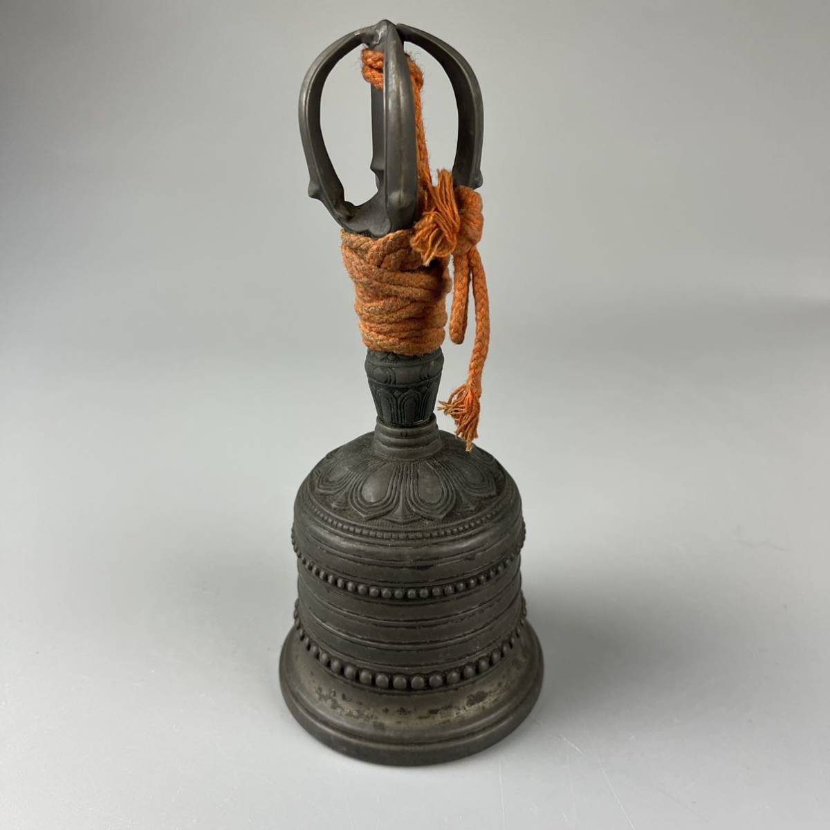 仏教美術 密教法具 仏具 時代 金剛鈴 古銅 五鈷鈴 青銅製