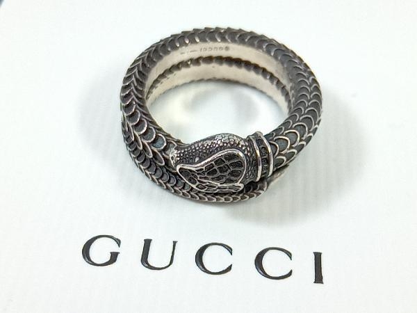 GUCCI SV925 ＃17 グッチガーデン スネーク リング ブランド