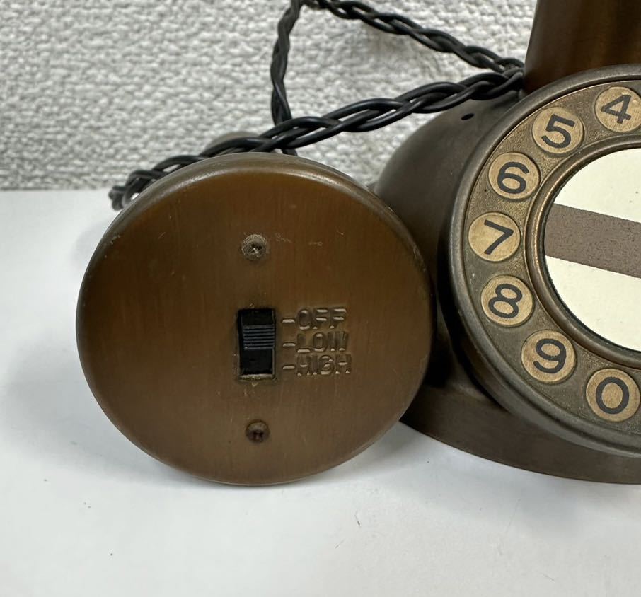 昭和レトロ 電話機型ランプ 電話 テレホンランプ 読書灯 照明器具