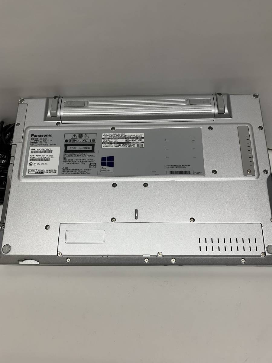 ★☆Panasonic レッツノート CF-LX5PDGVS　Core i5 2.40GHz/8GB/SSD256GB DVDマルチ MS Office per2010 DVD付き 14.0インチ 累積9860☆★
