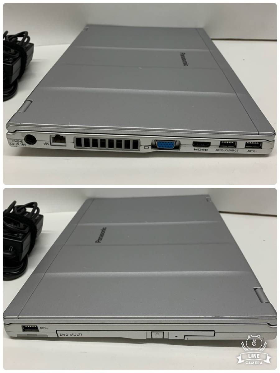 ★☆Panasonic レッツノート CF-LX5PDGVS　Core i5 2.40GHz/8GB/SSD256GB DVDマルチ MS Office per2010 DVD付き 14.0インチ 累積9860☆★