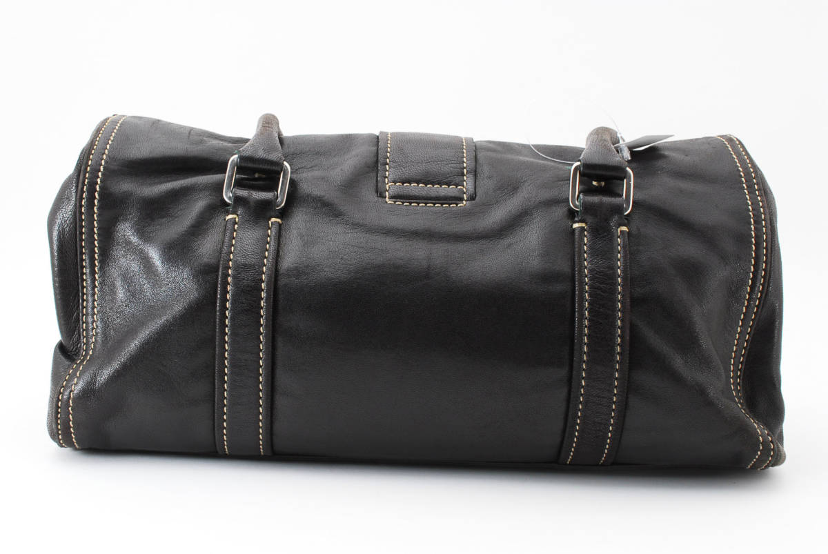 1円スタート】PRADA プラダ ナッパレザー ハンドバッグ トートバッグ