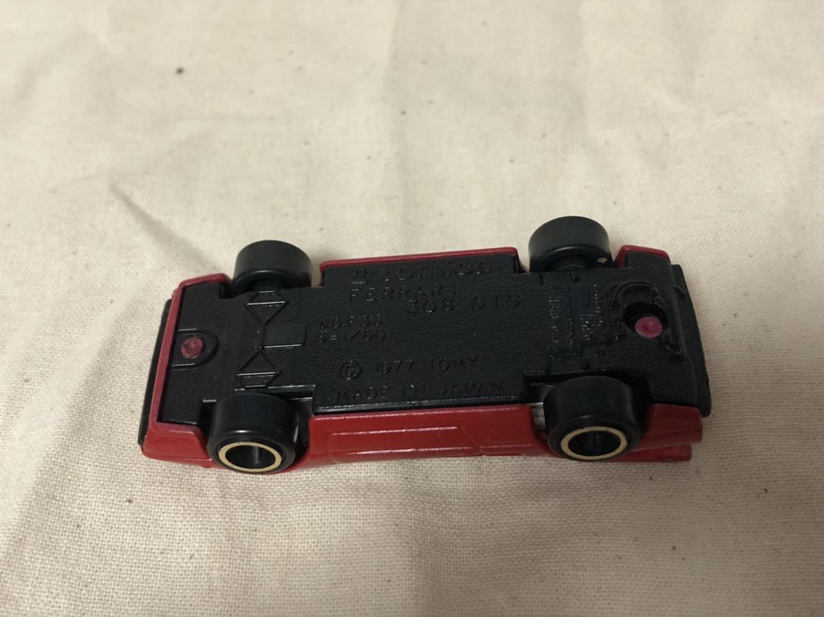TOMICA トミカ フェラーリ 308GTB 赤色 ワイドホイール 箱付き