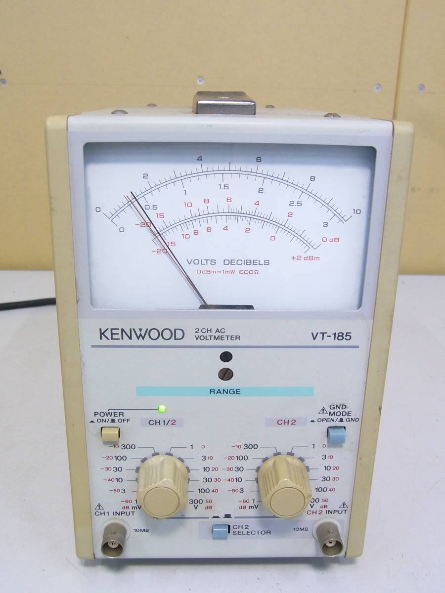 最新作，新作登場 KENWOOD 2CH AC VOLTMETER VT-185 管理番号：RH-216(その他)｜売買されたオークション情報、yahooの商品情報をアーカイブ公開 - オークファン その他