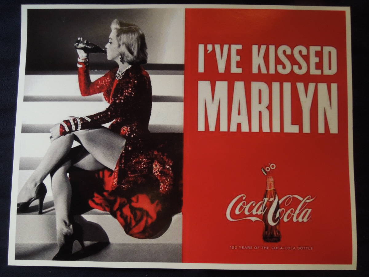 マリリンモンロー CocaCola 写真ポスター 当時の希少な作品（1 