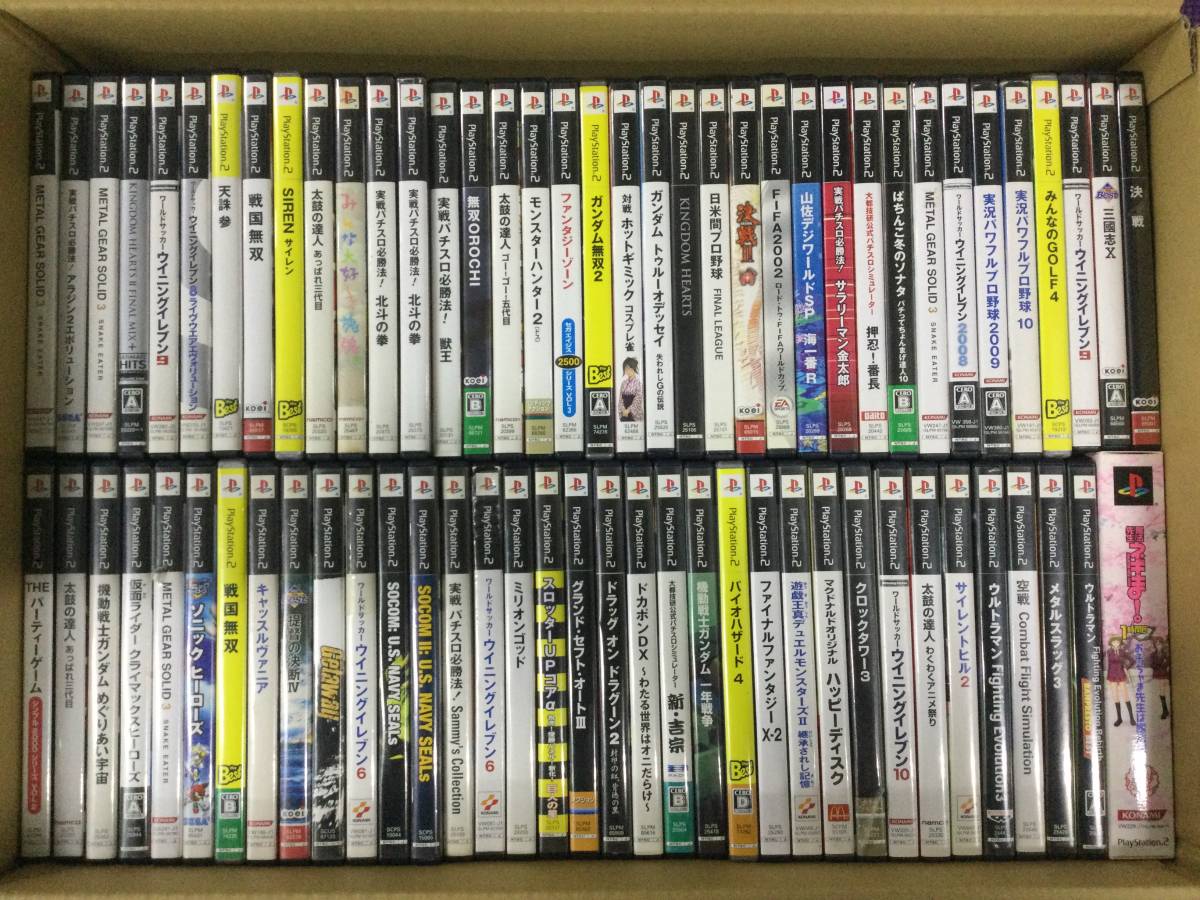 【GF68830/120/1310】ジャンク★PS2★プレステ2★ソフト★合計72本前後★大量★まとめ★セット★バイオハザード★メタルギア★三國志★他 PS2 ソフト セット まとめ ジャンク&frasl;PS2本体 2台セット｜Yahoo!フリマ（旧PayPayフリマ）