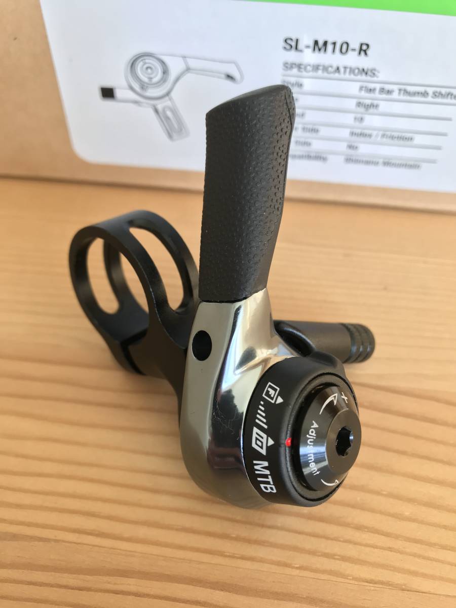 未使用】microSHIFT SL-M10-R サムシフター 右用 シマノMTB10速対応 