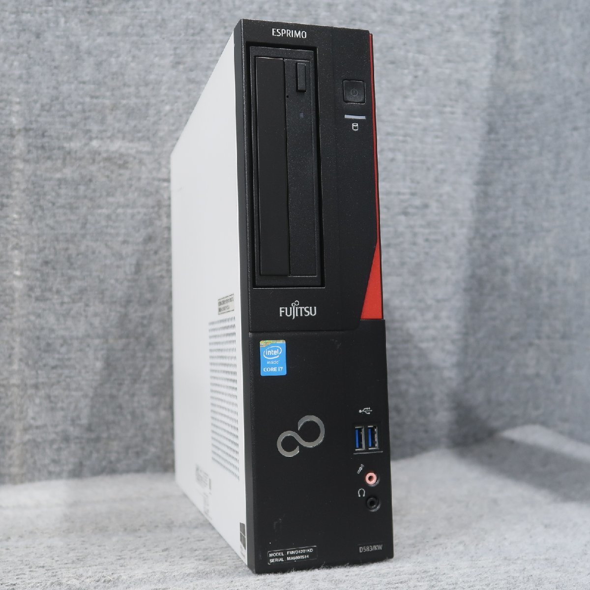 激安大特価，品質保証 富士通 ESPRIMO D583/KW Core i7-4790 3.6GHz 4GB DVDスーパーマルチ ジャンク A56454(パソコン単体)｜売買されたオークション情報、yahooの商品情報をアーカイブ公開 - オークファン 富士通