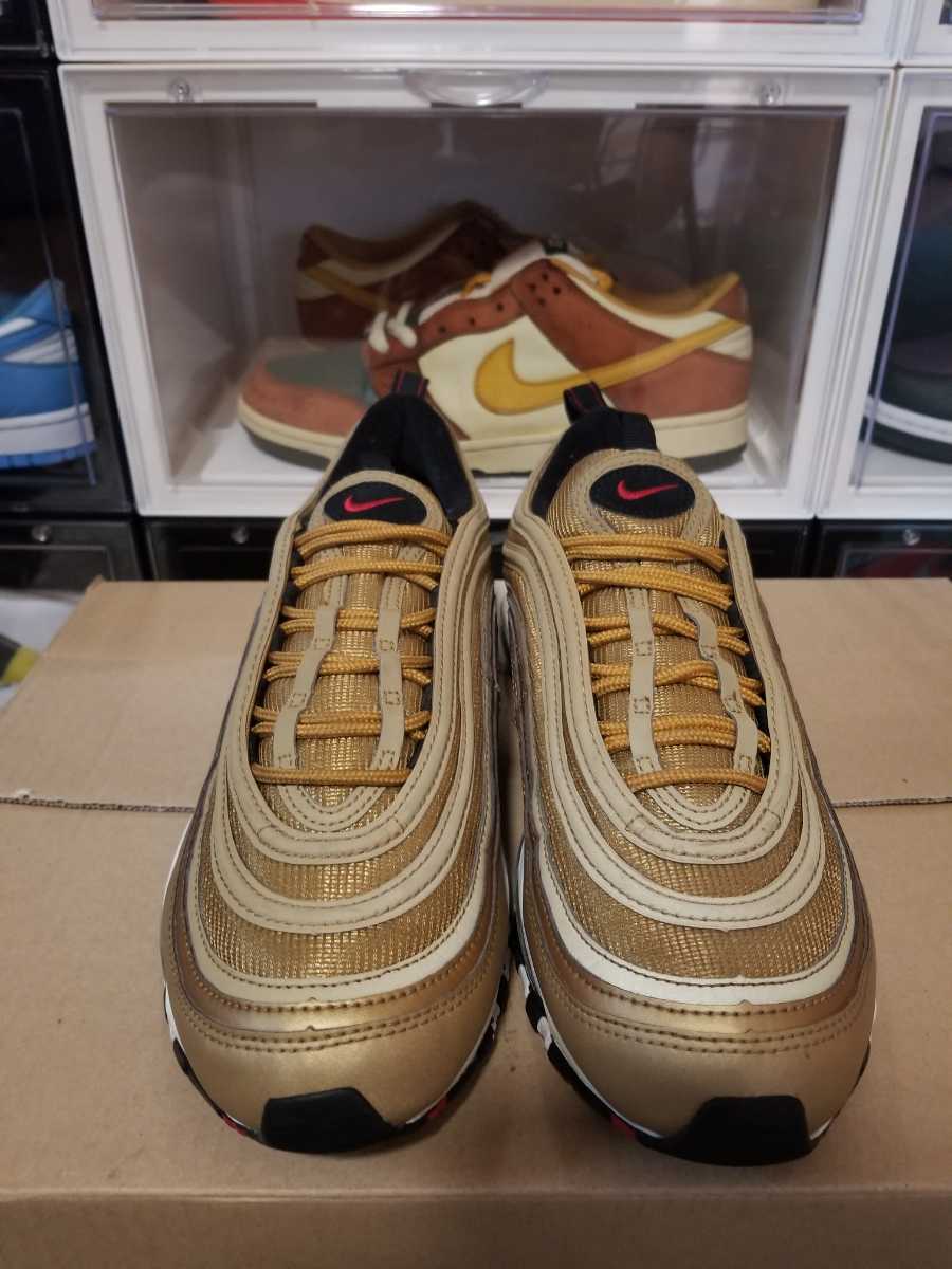 2018 Nike Air Max 97 OG Metallic Gold/Varsity Red-White-Black ナイキ エア マックス97 メタリックゴールド 27.0 US9 オリジナル 0 Air Max (Women's) 1 Colourways