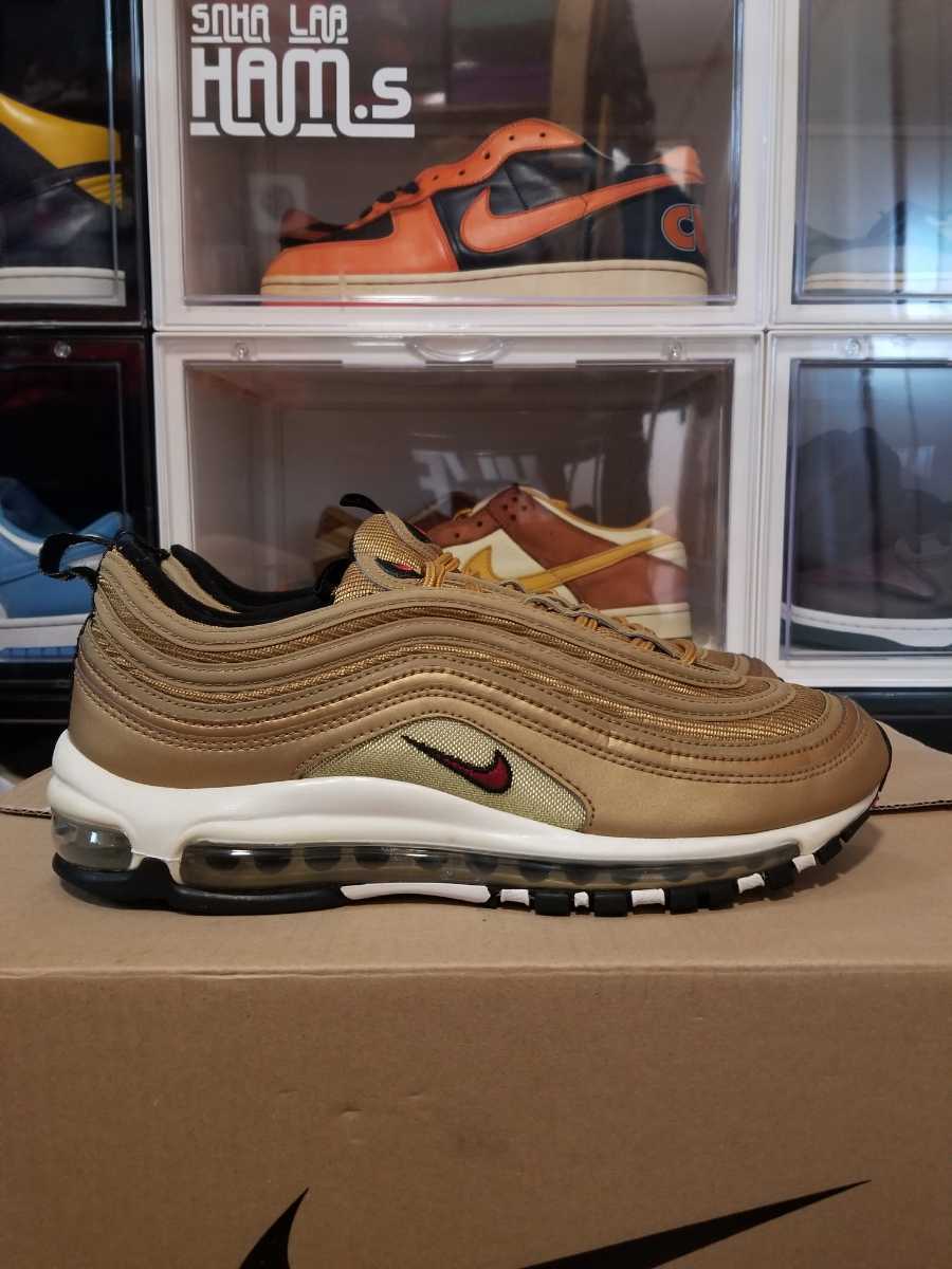 2018 Nike Air Max 97 OG Metallic Gold/Varsity Red-White-Black ナイキ エア マックス97 メタリックゴールド 27.0 US9 オリジナル 0 Air Max (Women's) 1 Colourways