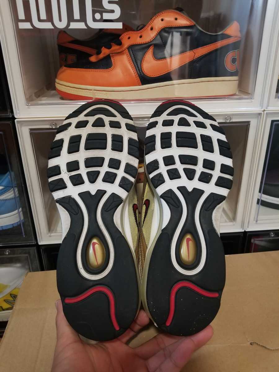 2018 Nike Air Max 97 OG Metallic Gold/Varsity Red-White-Black ナイキ エア マックス97 メタリックゴールド 27.0 US9 オリジナル 0 Air Max (Women's) 1 Colourways
