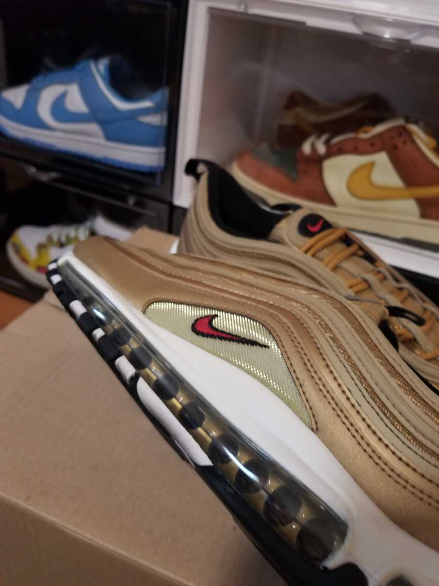 2018 Nike Air Max 97 OG Metallic Gold/Varsity Red-White-Black ナイキ エア マックス97 メタリックゴールド 27.0 US9 オリジナル 0 Air Max (Women's) 1 Colourways