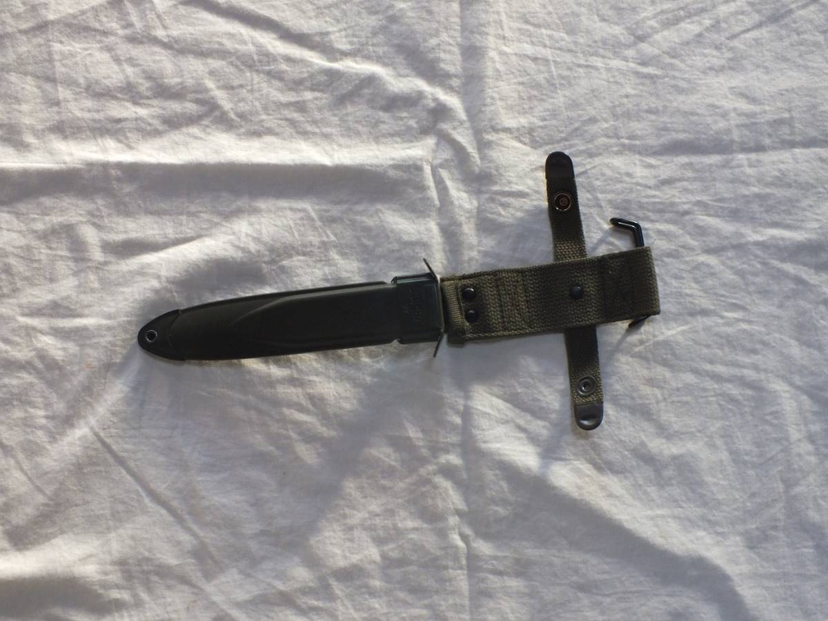 未使用品　アメリカ軍　M8A1銃剣鞘　レプリカ　M14、M16銃剣用　ベトナム戦装備