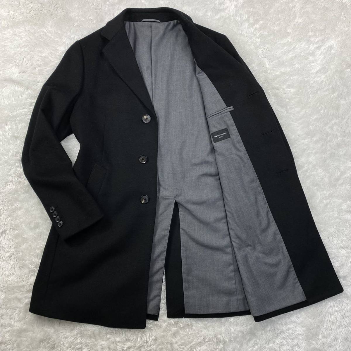 SUIT THE COMPANY ☆スーツカンパニー キャメル チェスター 【極上 