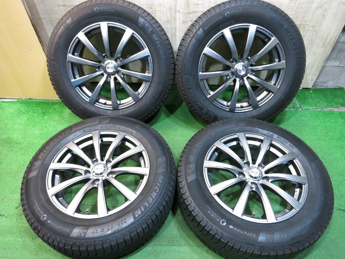 225⁄65R17 バリ溝！キレイ！9分☆スタッドレス 17インチ スタッドレス