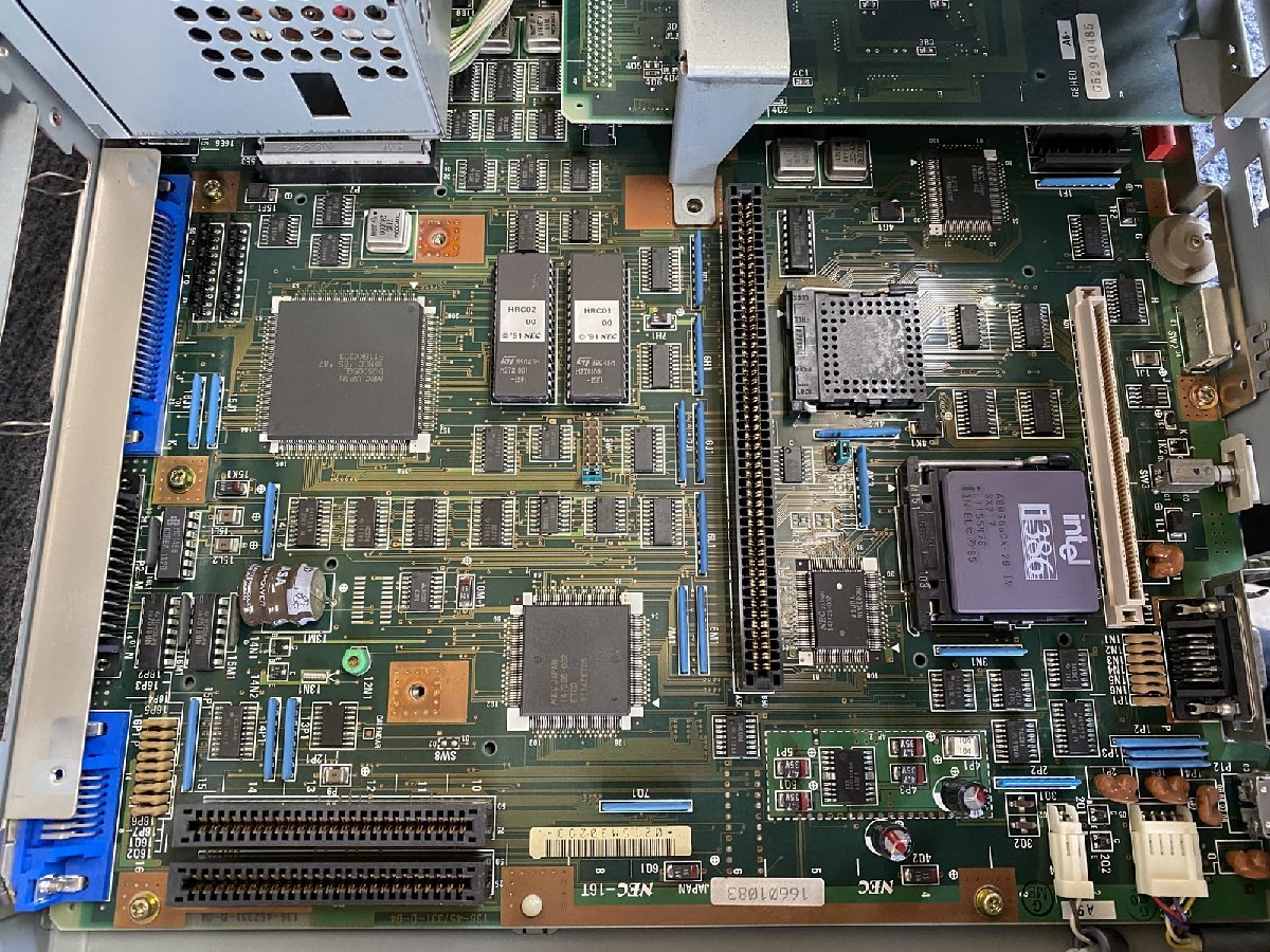 送140サイズ】NEC PC-9801DA5(？) 386DX-20/MEM1.6MB FDDよりDOS起動OK FM