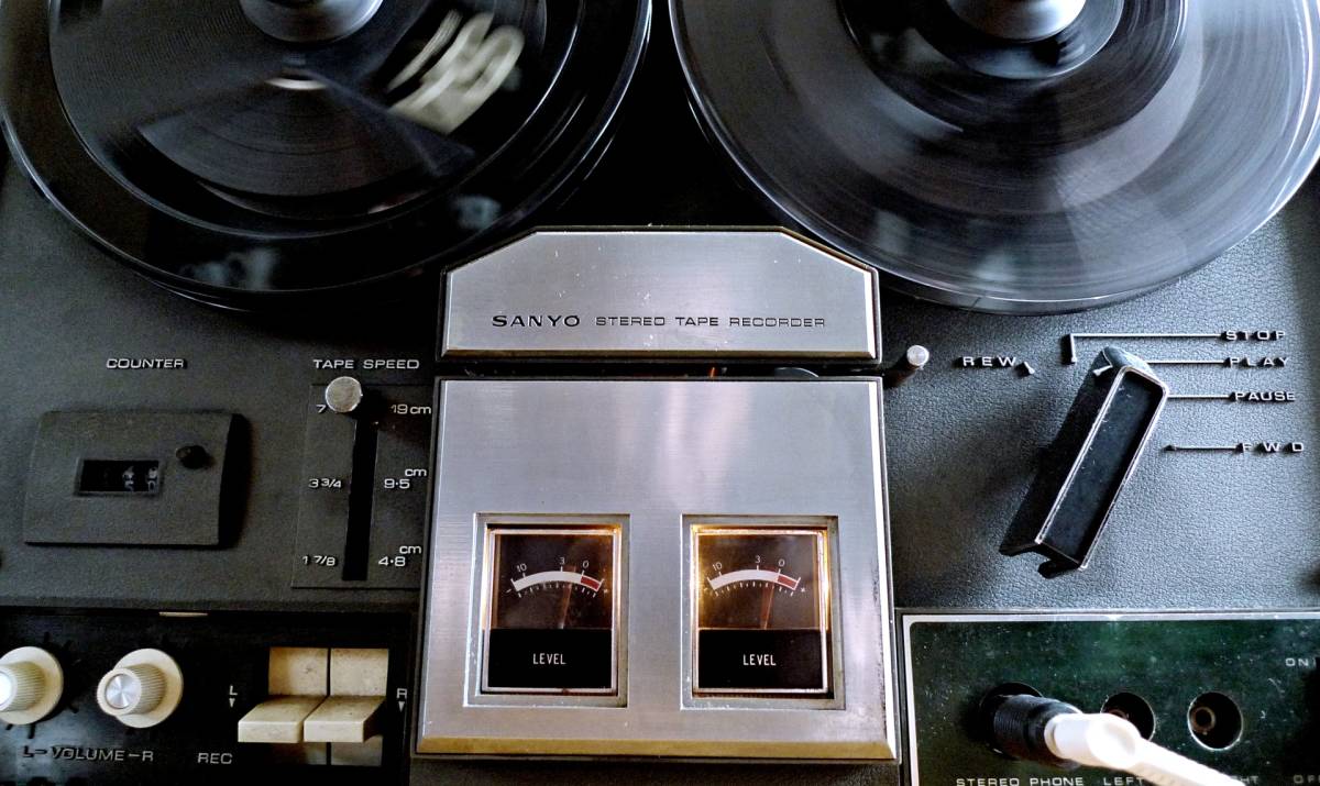 1973年頃 OTTO/SANYO RD-2300 3スピード対応オープンテープデッキ 動作品！