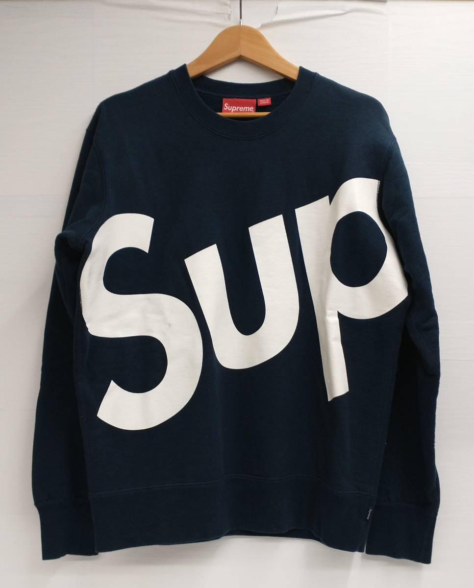 シュプリーム Supreme Big Logo Crewneck Sup Zip スウェット supreme