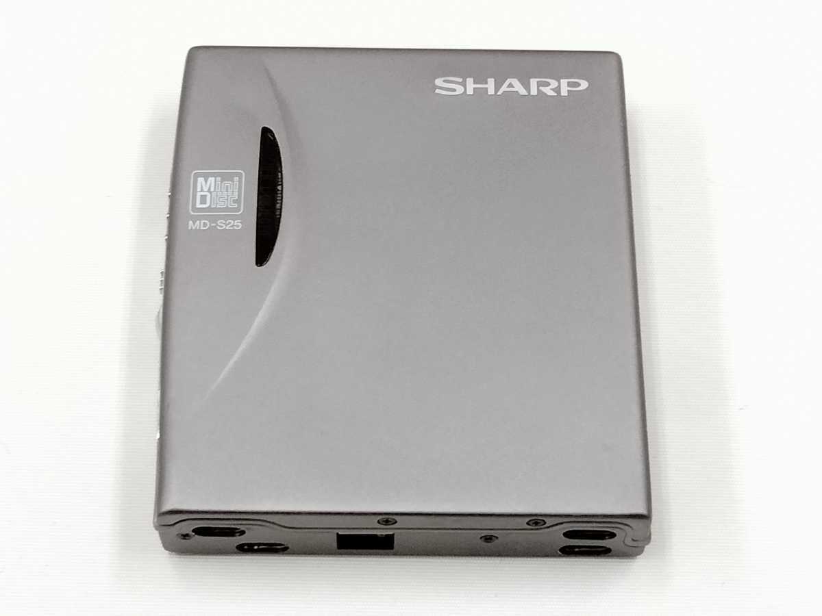 ジャンク】シャープ MDプレーヤー MD-S25 本体 ウォークマン U41209
