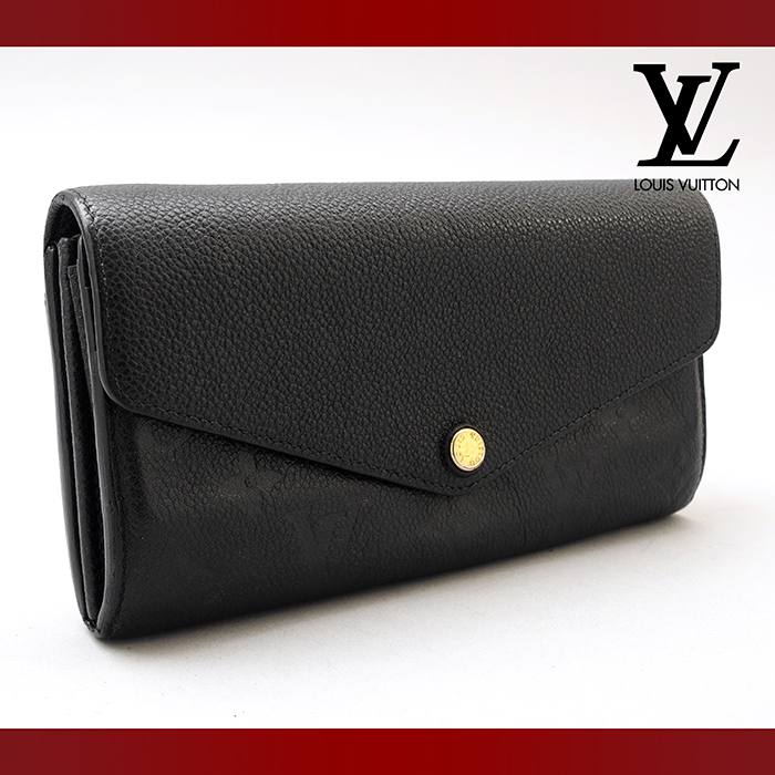  極 LOUIS VUITTON ルイヴィトン モノグラム アンプラント ポルトフォイユサラ 長財布 レザー ブラック 定価10.9万円 9-018(モノグラムライン)｜売買されたオークション情報、yahooの商品情報をアー 服飾小物