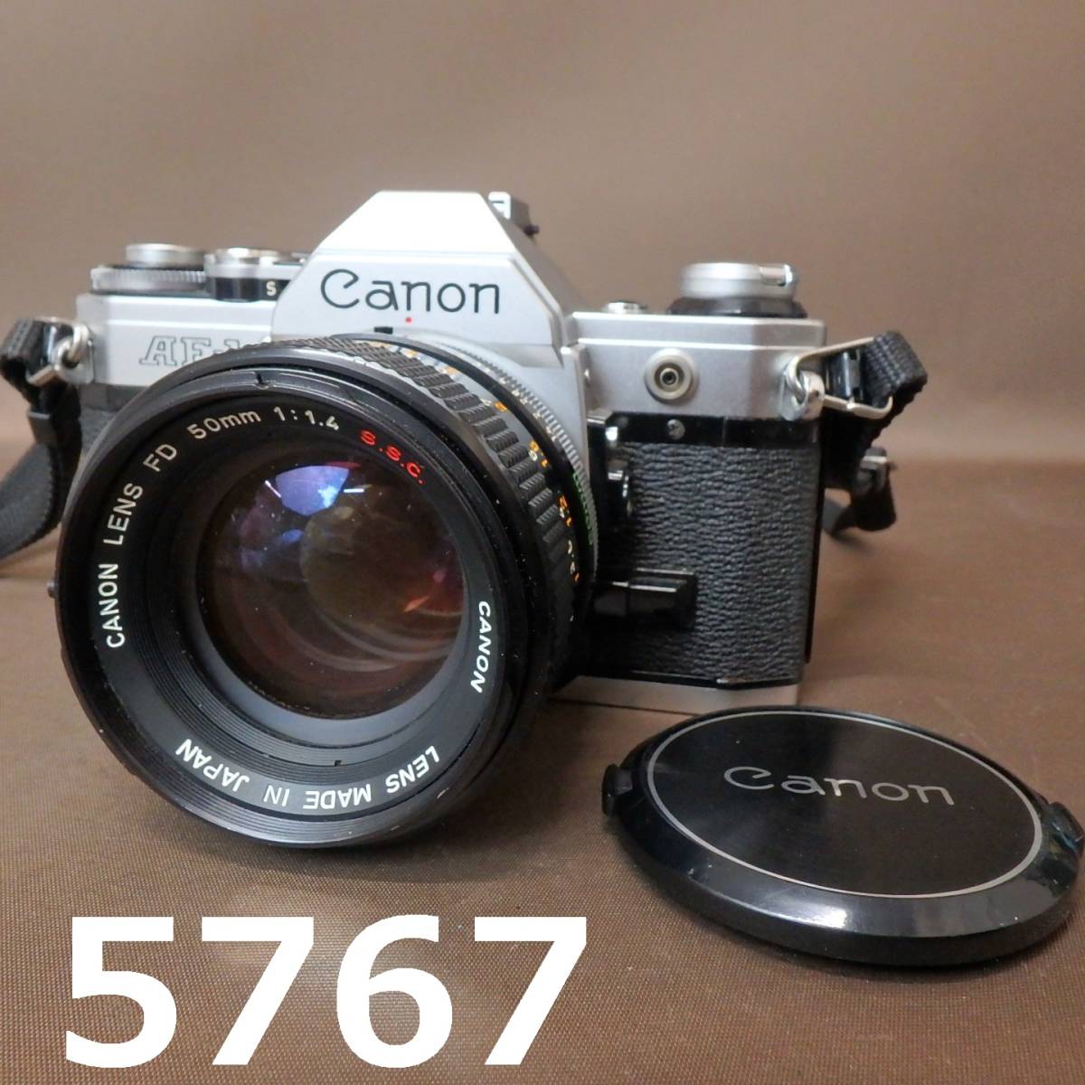 Canon AE-1 フィルムカメラ 50㎜f1.8レンズ付き Canon AE-1 フィルムカメラ com 「キヤノンAE-1 F1.8 FK-5767 キャノン