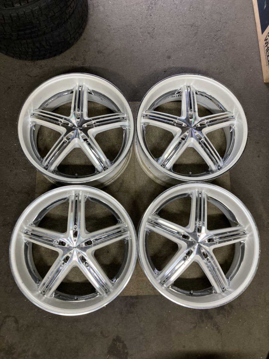 希少 エステータス スタイル TF57 19インチ アルミホイール 8.5J 5穴 