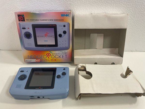 低価，100%新品 1円スタート 激レア 本体 使用回数動作確認の一回のみ SNK ネオジオポケットカラー ブルー 箱付き(ネオジオ)｜売買されたオークション情報、yahooの商品情報をアーカイブ公開 - オークファン ネオジオ