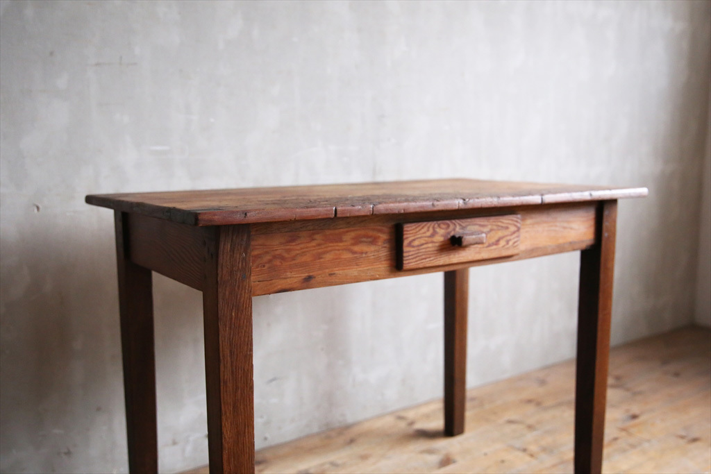 フランスアンティーク◇古木テーブルa/木製机/作業台/飾り棚/おしゃれ