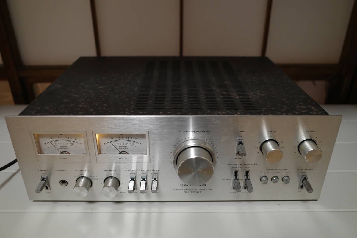 【音出し確認済】Technics テクニクス SU-7700II アンプ テクニクス Technics アンプ SU-7700Ⅱ 通電確認済み 音出し確認済み