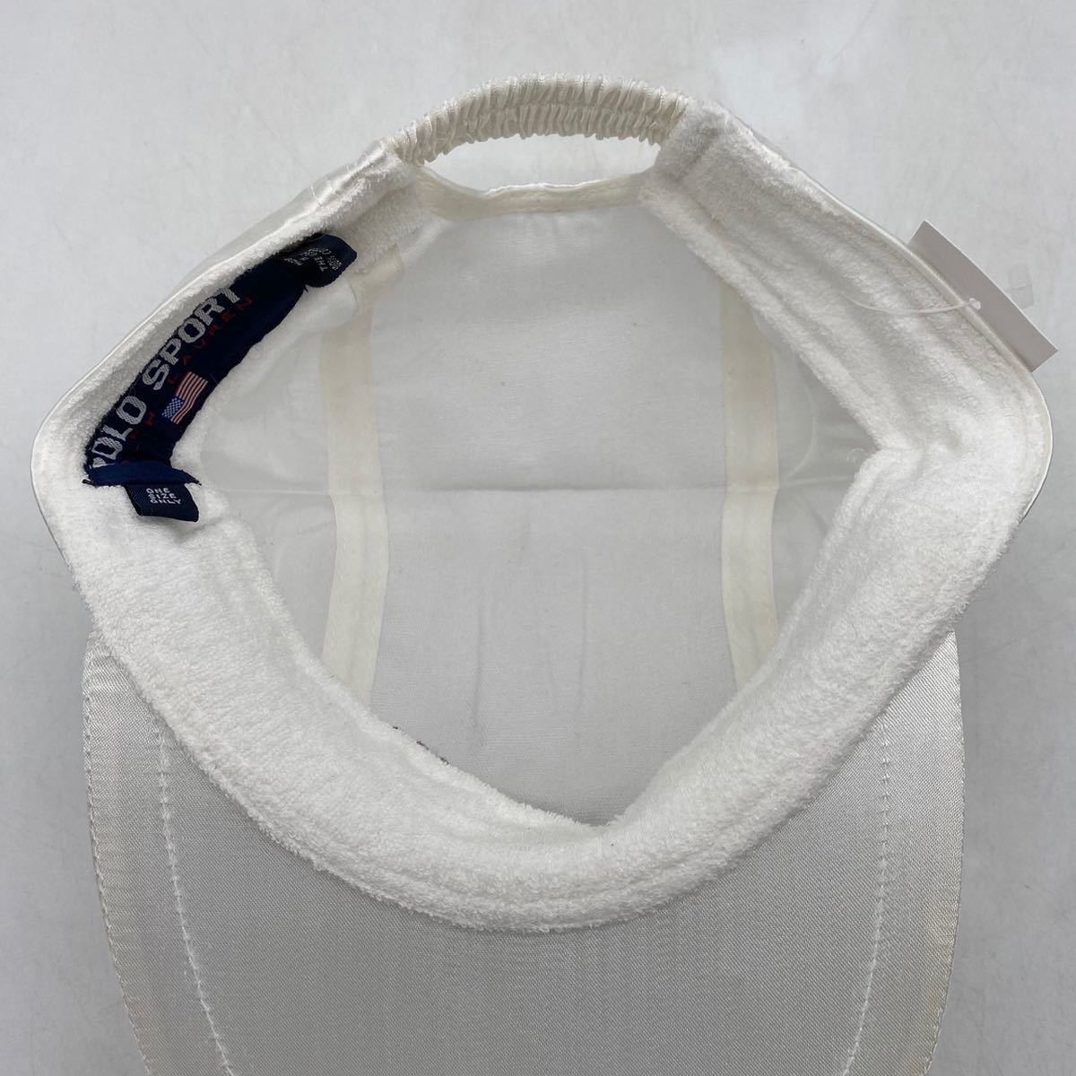 ONE SIZE ONLY】新品 POLO SPORT RALPH LAUREN baseball CAP WHITE